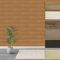 HEXIM Paneele aus MDF - Wandpaneele Wandverkleidung Holzpaneele Natur Wand Holzoptik Innen Holzverkleidung Verblender Dekorpaneele (1,04 m² Tick)