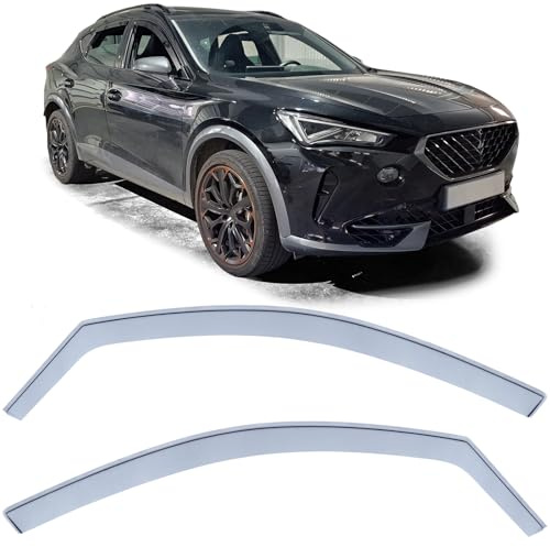Windabweiser Regenabweiser Windschutz Schwarz Smoke für Cupra Formentor ab 20