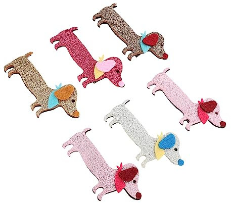 Beavorty 18stücke Cartoon Hund Haarspangen Süße Tierhaarschmuck Zubehör Für Haustiere Farben Zufällig Für Gelegenheit Leicht Und Für Lange Hundehaare