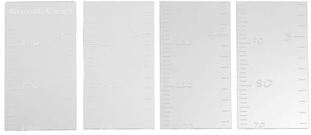 BYERZ Spiegel für Höhenlineal, Wandaufkleber aus Acryl, bruchsicher, Spiegel für Wachstumsdiagramm für Kinder, einfache Installation für Kinderzimmer