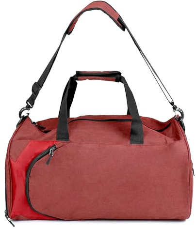 QWORK® Reisetasche, 40L wasserdichte Tasche für Damen und Herren mit Schuhfach und Nassfach, ideal für Sport, Reisen und Yoga