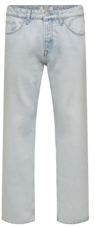 Only & Sons Male Normal geschnitten Jeans ONSEDGE Mid Rise Gerade geschnitten Jeans
