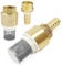 Hose Barb Brass Check Valves 1/2inch Brass Foot Valves Strainer Filter Bottom Valves With Hose Connection Rustproof Inch Brass Foot Valves Backflow Prevention For Suction Hose