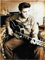 KUSTOM ART Elvis Presley Wandposter mit Gitarre Kunstdruck auf beschichtetem Papier 40 x 30 cm ohne Rahmen