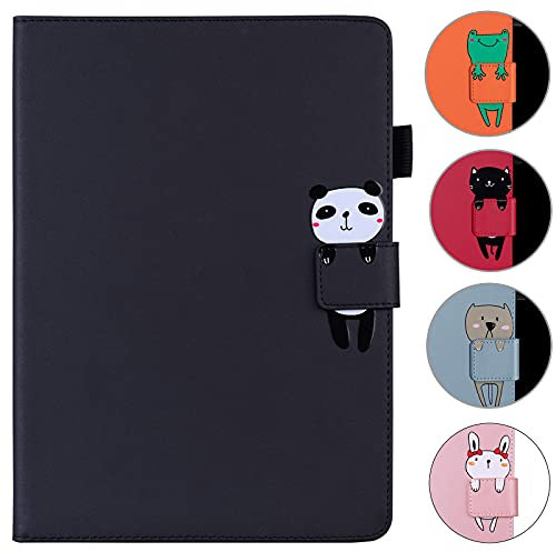 Kedic Coque pour iPad Pro 12.9 2022/2021/2020/2018 Cuir à Rabat Protection iPad Air 13 2024/2025 Fermeture magnétique Fonction de parenthèse Compatible mit Coque ipad 12.9/13 Pouces -Noir