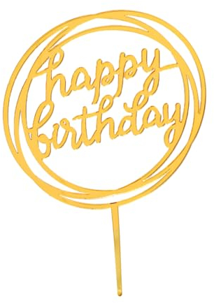 Happy birthday Tortendeko Acryl Cake Topper, Happy birthday Deko, Kuchendeko für Gender Reveal Party Baby Shower Babyparty