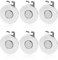 XIHIRCD 6 Stück Golf Magnetisch Hut Clip, Magnetischer Ballmarker Metall Starker Magnet Golfball Marker Halter für Golf-Hüte Mützen Hosen Handschuhe Gürtel Golf-Zubehör (Silber)
