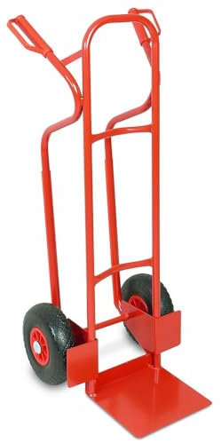 BRB Stapelkarre mit pannensicheren Reifen (rot)