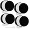 Paquete de 4 filtros de repuesto LV-H132 compatibles con el purificador de aire LEVOIT LV-H132 LV-H132-RF, H13 True HEPA, filtro de carbón activado, reemplaza la pieza LV-H132-RF