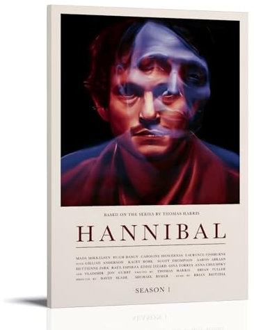 KLKONIBC Hannibal_s1 Poster, dekoratives Gemälde, Leinwand, Wandposter und Kunstdruck, modernes Familienschlafzimmer, Dekoration, Poster, 40 x 60 cm