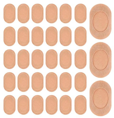 Tucnoeu 36 Stk Fußhornhautpflaster, Druckstellen Pflaster Füße, Fußballenkissen, Ballenpolster, Vorfußpolster, Hühneraugen Entferner, für Hammer Zehe Schmerzlinderung Schutz Zehenballen-Hellgelb