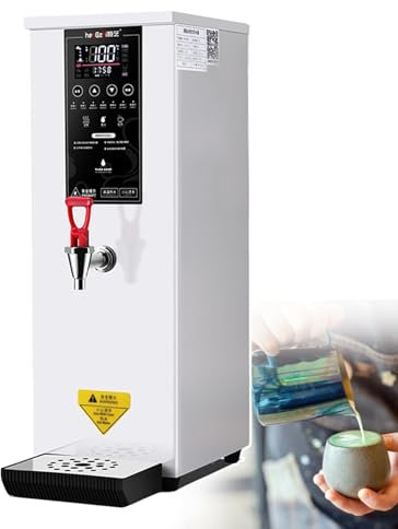 smafoseedding Commercial Large Capacity Catering U45l Hot Water Boiler Dispenser, Commercial Digital Urn Kettle, Brews and Mulled Wine Heater - Energy Efficient/ 40-100°c Thermostat, For Office, Home