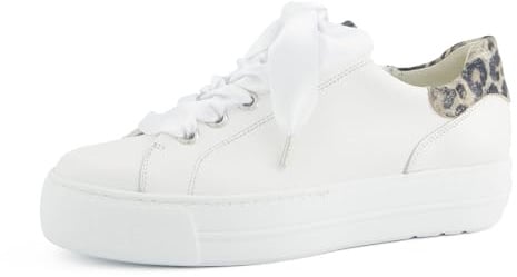 Paul Green Damen, Frauen Low-Top Sneaker,Laufschuhe,schnürschuhe,schnürer,Plateausohle,Halbschuhe,straßenschuhe,Weiß (Weiß),37 EU / 4 UK