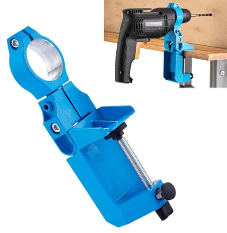 Soporte de taladro de banco, soporte de taladro ajustable, Soporte de taladro de metal ajustable multifuncional, Soporte de amoladora de aleación de aluminio, soporte de rotación de 360 grados para