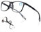 Amorays Lesebrille Herren TR90 Sportliches Design und flexible Blaulichtfilter Lesebrillen，Anti-Müdigkeit Blendfreie Lesehilfe Brille 8090(Schwarz,+2.00)