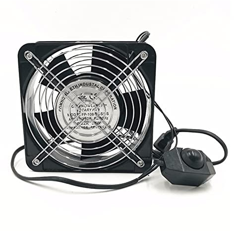 Centrifugal Air Blower, Exhaust Fan Soldering Iron Air Blower Soldering Station Welding Smoking Device Fan Blow Adjustable Speed 38W 15cm*15 for Outdoor Barbecues Fire Bellow, Camping Cooking