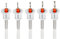 Treki 5Pcs Countersink Drill Bit Kit, 8mm Round Shank Adjustable Countersink Bits with Depth Stop Alloy Steel Countersunk Hole Drill Bit for Woodworking Open Holes(2.8-4mm)