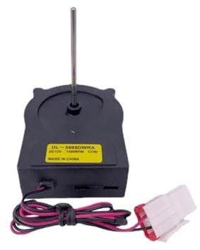 Refrigerator Cooling Fan Motor Compatible for LG, DL-5985DWRA DV12V 1400RPM Refrigerator Radiator Freezer Parts, Appliance Parts Replacement