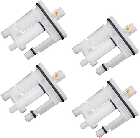 Tinoaly 4pcs Gicleur de Carburateur 592792 Compatibles avec Briggs & Stratton 09P702, Pièces de Rechange pour Moteurs Jardin