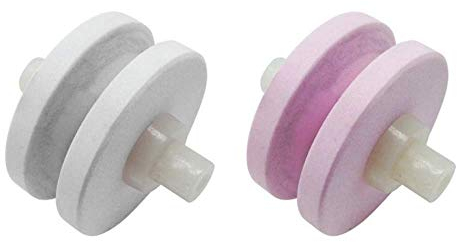 Global MinoSharp / Shinkansen - Set di 2 dischi in ceramica di ricambio per arrota-coltelli, altamente compatibili