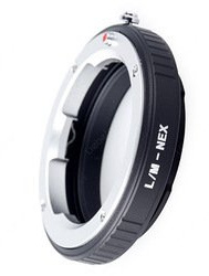 Leinox AD-S07 Adapterring für Leica M Objektive auf Sony NEX, Schwarz
