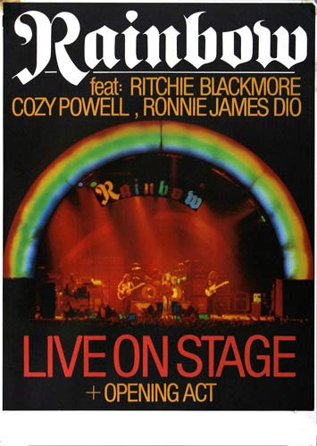 Rainbow - The Rising, 1977 » Konzertplakat/Premium Poster | Live Konzert Veranstaltung | DIN A1 «