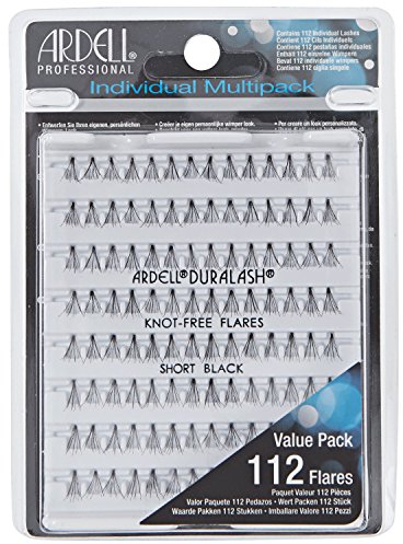 ARDELL Individuals Short Set (112 Stück) - Einzelwimpern aus Echthaar zur Wimpernverlängerung, Multipack falsche Wimpern zum Kleben - leichtes Volumen, natürlich, Knot Free, vegan & wiederverwendbar