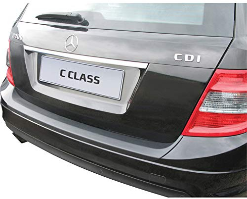 RGM ABS Heckstoßstangenschutz passgenau | kompatibel mit Mercedes C-Klasse W204 Kombi 2007-2011 (AMG) Schwarz