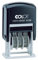COLOP S120 Mini Dater Stamp - Black Ink | 104834 | 4mm Adjustable Self-inking Date Stamp | Manually Adjustable - Runs for 12 Years