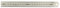 hedue® Stahllineal 300mm - Stahlmaßstab mit Millimeterskala, rostfreies Edelstahl Metall Lineal, robustes Metalllineal