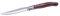 LAGUIOLE 16220 6er Steakmesser Set mit polierten Backen und gehämmerter Klinge Momuy Messer, Edelstahl, silber, 15 x 8 x 6 cm