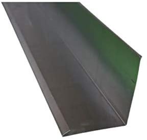 Wandanschlußblech 1 m lang Aluminium Natur 0,8 mm (groß)