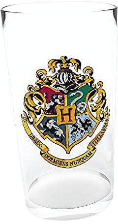 GB eye GLB0027 , Harry Potter, Crest, Pint Glass, Various, 9x15x9 cm