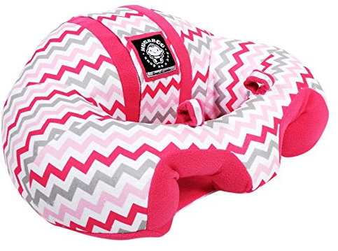 Hugaboo Kindersitzstuhl, Zickzackmuster, Rosa