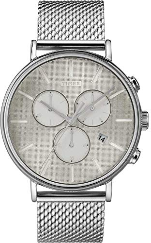 Timex Herren Analoger Quarz Uhr mit Edelstahl Armband TW2R97900