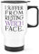 I Suffer from Resting Witch Face Travel Mug Cup with Handle