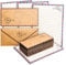 Pipilo Press Briefpapier und Umschläge Vintage-Design (Set, 48 Stück) - Einseitig Bedruckt - Umschläge aus 120 g/m² Kraftpapier
