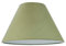 Traditional 12 Olive Green Cotton Coolie Lampshade Suitable for Table Lamp or Pendant by Happy Homewares