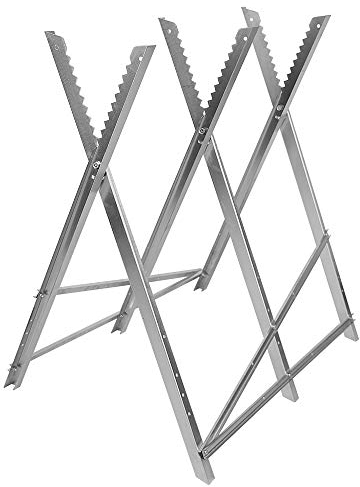Chevalet de Sciage, Chevalets pour scie, Acier inoxydable, pliable (IC226964)
