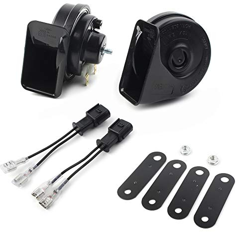 GZYF Car Auto 125DB 12V Electric Snail Horn with Horn Adaptor Wiring Harness for Honda Civic 2016-2020