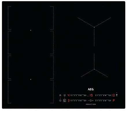 Aeg IKE64473IB - Piano Cottura Induzione da 60 cm, N° 4 Fuochi, Nero