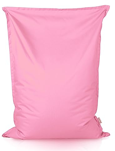 Italpouf Sitzsack XL Riesensitzsack, Sitzkissen, Indoor & Outdoor, Sitzsack Sessel für Kinder, EPS Perlen Füllung, Abnehmbarer Bezug, Waschmaschinenreinigung, Wasserdicht, Hellrosa