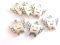 10 Anhänger Zahn Charms Engel Fee Farbe antiksilber 20mm Metall Engel #S230