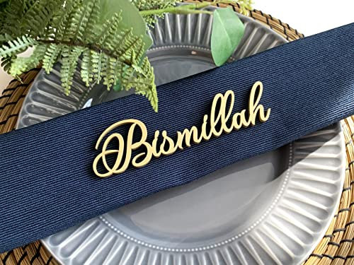 Bismillah Ramadan Tischkarte, Ramadan-Dekoration, Eid-Dekor, benutzerdefinierte Eid-Tischkarten, personalisierte Ramadan-Dinner-Gedeck