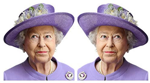 Queen Elizabeth Autoaufkleber, Queen Elizabeth II Autofenster-Haftung, lustige Aufkleber, Queen Elizabeth Autofenster-Aufkleber für Souvenir