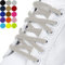 Cordones Elasticos Sin Atar - Cordones Ajustables Resistentes con Cierres Magneticos - Aptos en Zapatos y Zapatillas - Para Niños y Adultos (Gris)