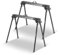 STAHLWERK Chevalet de sciage SB-740 ST en set de 2 Chevalet de travail en métal revêtu par poudre | Chevalet pliant universel avec une capacité de charge maximale de 500 kg et support latéral