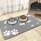 Mavicen Pet Feeding Placemat Mat, 43 * 75cm Diatomite Earth Water Absorbent & No Stains Dog Bowl Mats, Easy Clean Pet Feeder Matt, Skid Proof Dog Treats Mat for Muddy Paws and Bones (Light Gray)