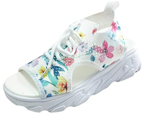 sandali donna estive comode eleganti Ciabatte Ospiti Lavabili sandali donna estive eleganti sandali donna estive zeppa pantofole donna chiuse dietro sandali donna eleganti oro rosa Bianco 28.99