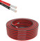 Cavo elettrico 18AWG 0,75mm² 2×10M, cavo flessibile rosso nero, cavo in rame stagnato senza ossigeno resistente ad alta temperatura 600V per batteria auto, lampada a LED, pannello solare (18/2-10M).